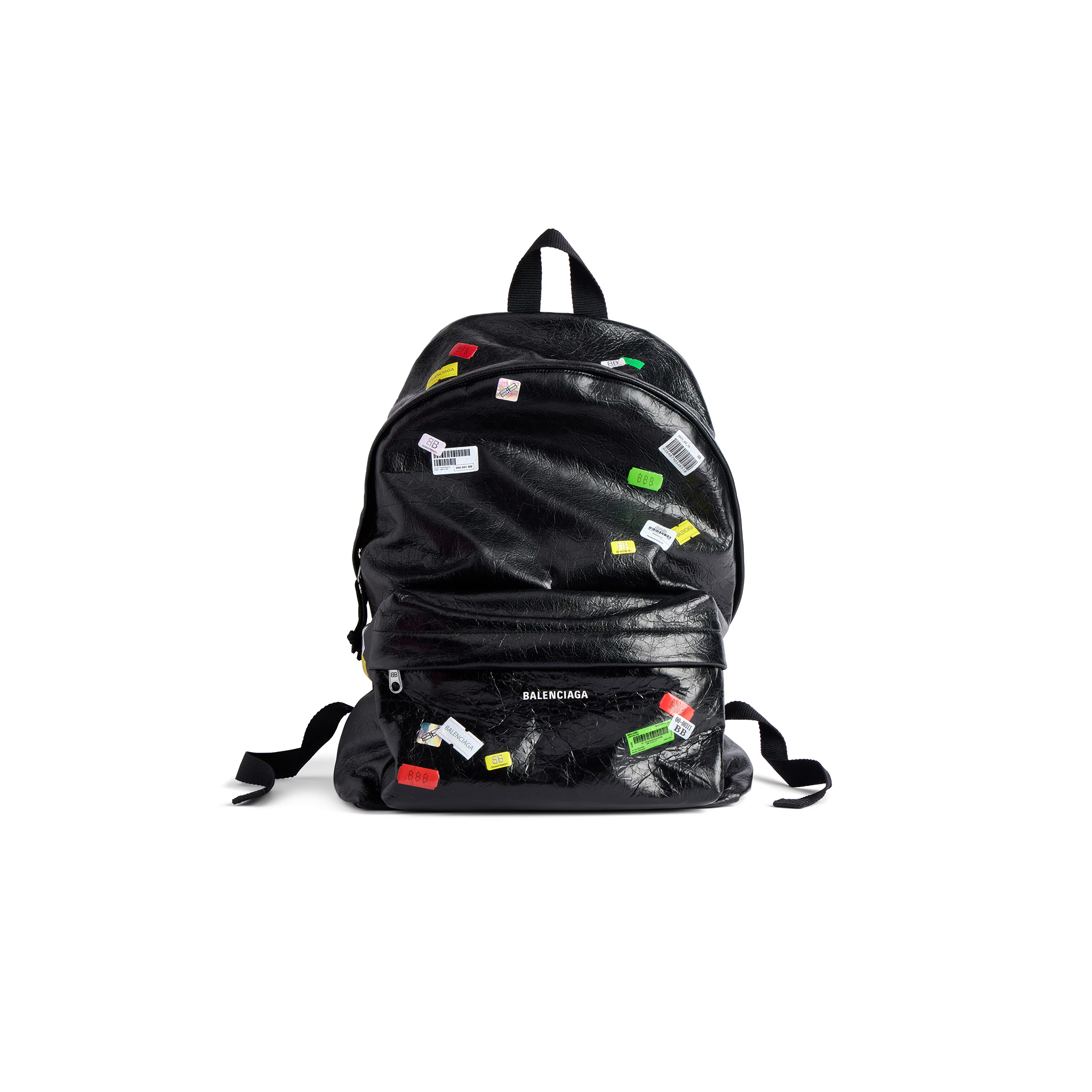 BALENCIAGA MEN'S EXPLORER BACKPACK IN BLACKMULTICOLOR 5032212AB531084 (47*35*20cm)